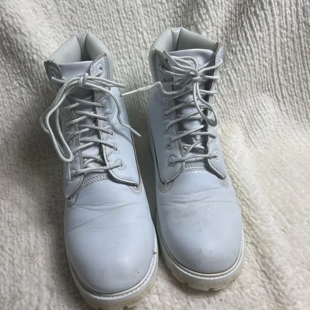 Lugz  Convoy Men’s synthetic White Lace-Up Boots SZ10